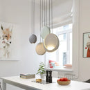 Axyaa Moon Crescent LED Chandelier for Dining Room and Kitchen Island