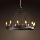 Axyaa Industrial Retro Iron Pendant Lamp LED Chandelier for Home and Hospitality