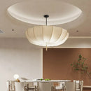Axyaa Cream White Nordic Cloth Ceiling Light for Bedroom and Living Room