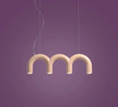 Axyaa Modern Art LED Pendant Light for Minimalist Italian Restaurant Chandeliers & Living Rooms