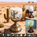 Axyaa Mosaic Flower Light Material Package Handmade Table Lamp