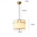 Axyaa Wabi Sabi Cloth Pendant Lamp - Japanese Hanging Chandelier
