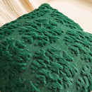 Axyaa Christmas Snowflake Embroidered Pillowcase Set | Festive Red Green Cushion Covers