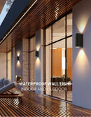 Axya Outdoor Wall Light Waterproof IP65, Elegant Porch Garden Sconce for Terrace & Balcony