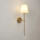 Axya Flared White Wall Lamp - Nordic Retro Industrial Sconce Lighting for Bedroom