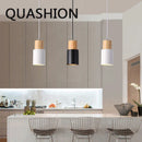 Axya Macaron Wood Pendant Chandelier for Bedroom, Living Room & Dining Bar