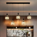 Axyaa Crystal Chandelier Pendant Light for Living Room Dining Room Ceiling Light