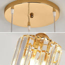 Axyaa Crystal Pendant Light for Kitchen Bedroom Living Room Chandelier