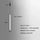 Axyaa Modern Luxury Stair LED Chandelier Pendant Light Minimalism Acrylic Droplight