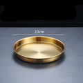 Axyaa Stainless Steel Shallow Tray: Multi-Function Kitchen Storage Tray