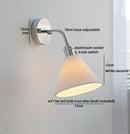 Axyaa Nordic LED Wall Sconce, White Glass Lampshade, Bathroom Mirror Stair Light