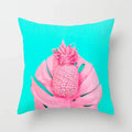 Axyaa Tropical Leaf Print Pillowcase for Living Room Sofa