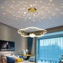 Axyaa Modern Starry Sky Clouds Kids Room Chandelier