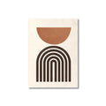 Nordic Minimalist Style Abstract Line Graphic Wall Art Prints by Axyaa
