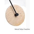 Axyaa Round Natural Stone Wall Lamp - Interior Bedroom Home Decor