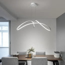 Axyaa Nordic Butterfly Ribbon Aluminum Chandelier LED Lighting Fixture