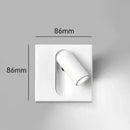 Axyaa Rotatable Wall Spot Light for Hotel Bedroom Reading, Modern Embedded Design