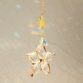 Axyaa Crystal Light Catcher Rainbow Sun Prism Outdoor Window Yard Decoration
