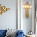 Axyaa Nordic Crystal Wall Lamp: Modern Luxury Designer Lighting for Hotel, Villa, and Living Room