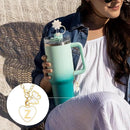 Butterfly Tumbler Charm Chain for Stanley Cups - Axyaa Branded Kawaii Pendant