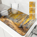 Axyaa Autumn Forest Absorbent Anti-slip Dish Mat