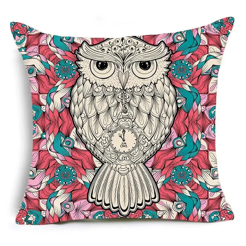 Axyaa Linen Cushion Cover - 45*45cm for Living Room, Car, Hotel, Clubhouse