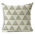 Axyaa Green Floral Pattern Cushion Cover for Home Sofa Car Decor