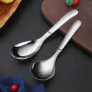 Axyaa Stainless Steel Soup Spoon - Thicken Deep Round Rice Scoop