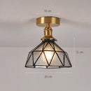 Axyaa Glass Pendant Ceiling Lamp for Kitchen Bedroom LED Lights Fixtures E27