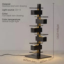 Axyaa Wood Floor Lamp for Master Bedroom and Living Room