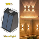 Axyaa Solar Wall Lamp: Waterproof Outdoor LED Light for Street, Balcony, Garden, and Villa