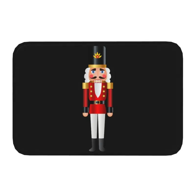 Axyaa Nutcracker Soldier Doll Door Mat Home Decor
