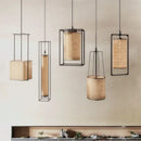 Axyaa Chinese Fabric Pendant Lights - Classical Chandelier for Home Decor