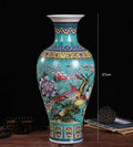 Axyaa Jingdezhen Enamel Vase: Ceramic Decorative Handicrafts, Antique Office Furniture Ornament