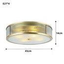 Axyaa Vintage Copper Glass Ceiling Light for Home Energy Efficient Lighting