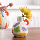 Axyaa Cartoon Ceramic Vase Teapot Handmade Porcelain Flower Home Decor