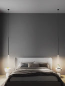 Axyaa LED Pendant Lights: Modern Minimalist Longer Chandeliers for Bedroom, Living Room, Bar