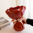 Axyaa Home Living Room Cerc Vase: Premium Feel, Stable Mood Light, Luxury Decor