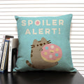 Axyaa Cartoon Animal Print 45x45cm Linen Cushion Cover - Sofa, Car, Chair Pillow Case