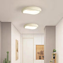 Axyaa Cream Nordic LED Ceiling Light for Modern Bedroom, Living Room & Corridors