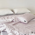 Axyaa Jacquard Eucalyptus & Cotton 3pcs Duvet Cover Set - High Quality