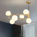 Axyaa Nordic Glass Chandelier Pendant Light for Indoor Dining Room Lighting
