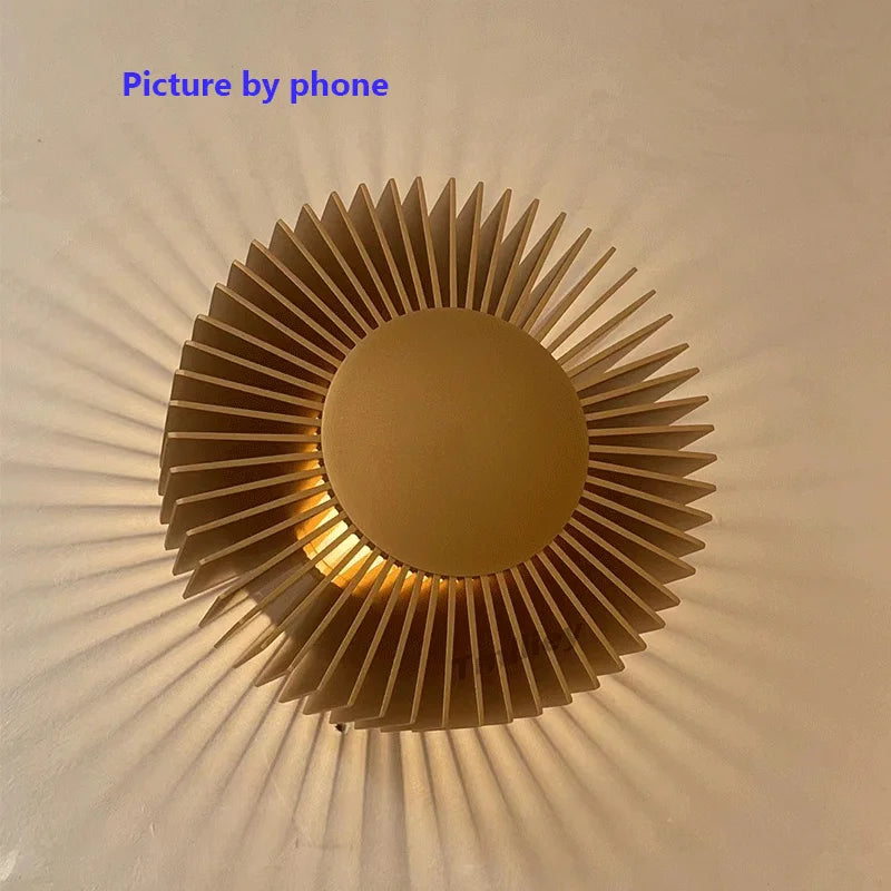 Axyaa Rose Gold Aluminum Sconce for Modern Atmosphere