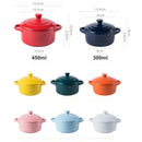 Axyaa Ceramic Double Ear Bowl for Oven Safe Cooking & Baking