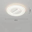Axyaa Round Square LED Ceiling Fan Chandelier for Living Room Bedroom