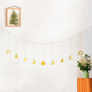 Nordic Style Axyaa Stars Moon Wall Decor Hanging for Bedroom Living Room