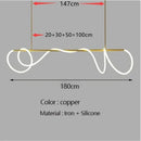 Axyaa Minimalist LED Pendant Chandelier for Dining Table and Bar Counter