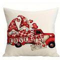 Axyaa Dwarf LOVE XOXO Valentine's Day Pillowcase for Home Room Sofa