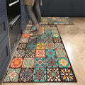 Axyaa Printed Kitchen Mat - Absorbent & Non-slip Area Rug for Living Room, Bedroom & Hallway
