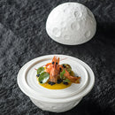 Axyaa Ceramic Planet Bowl Set for Breakfast, Dessert, and Soup - Restaurant Quality